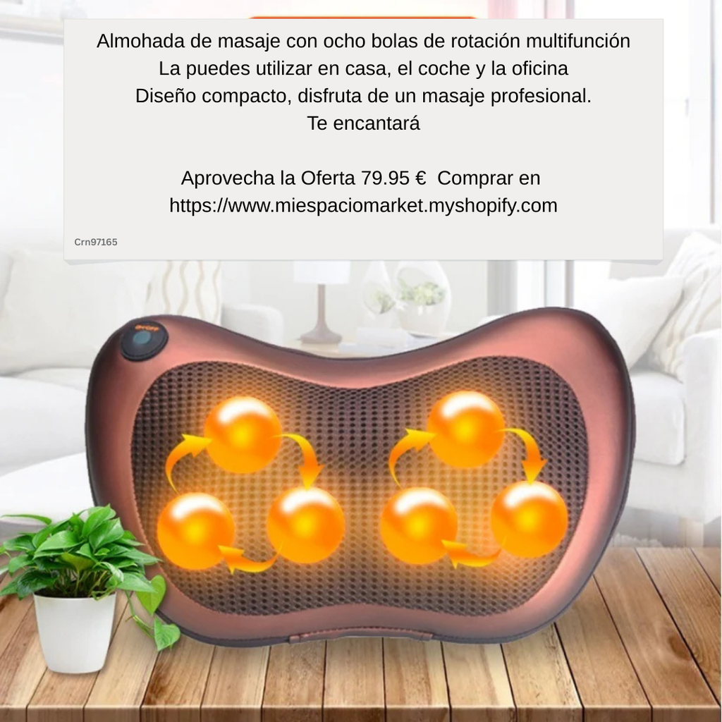 Masajeador de cuello y hombros multiusos con calor infrarrojo