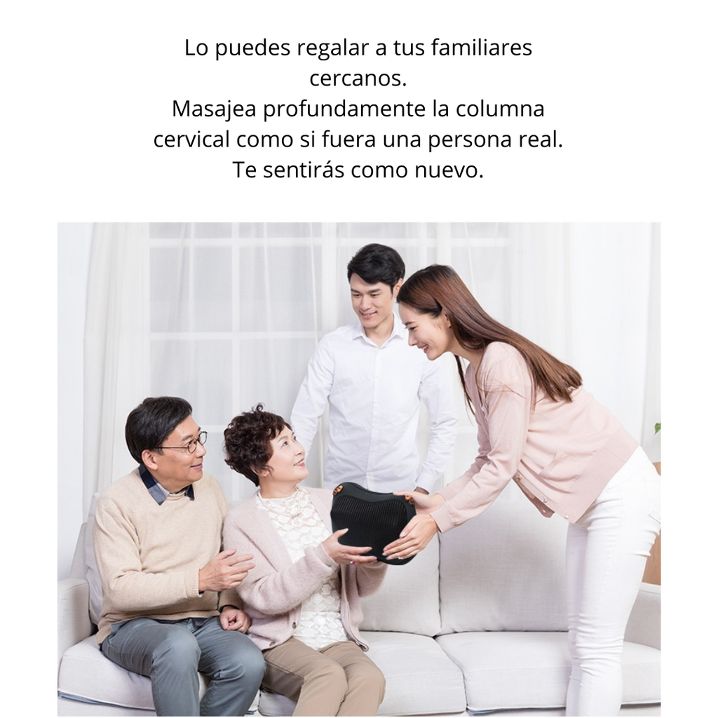 Masajeador de cuello y hombros multiusos con calor infrarrojo